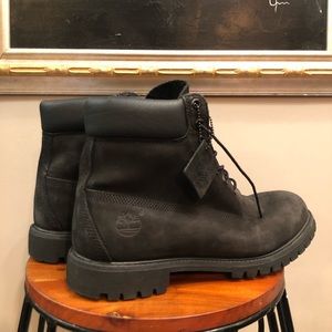 Timberland 6-in Premium Waterproof Boot in Black Nubuck